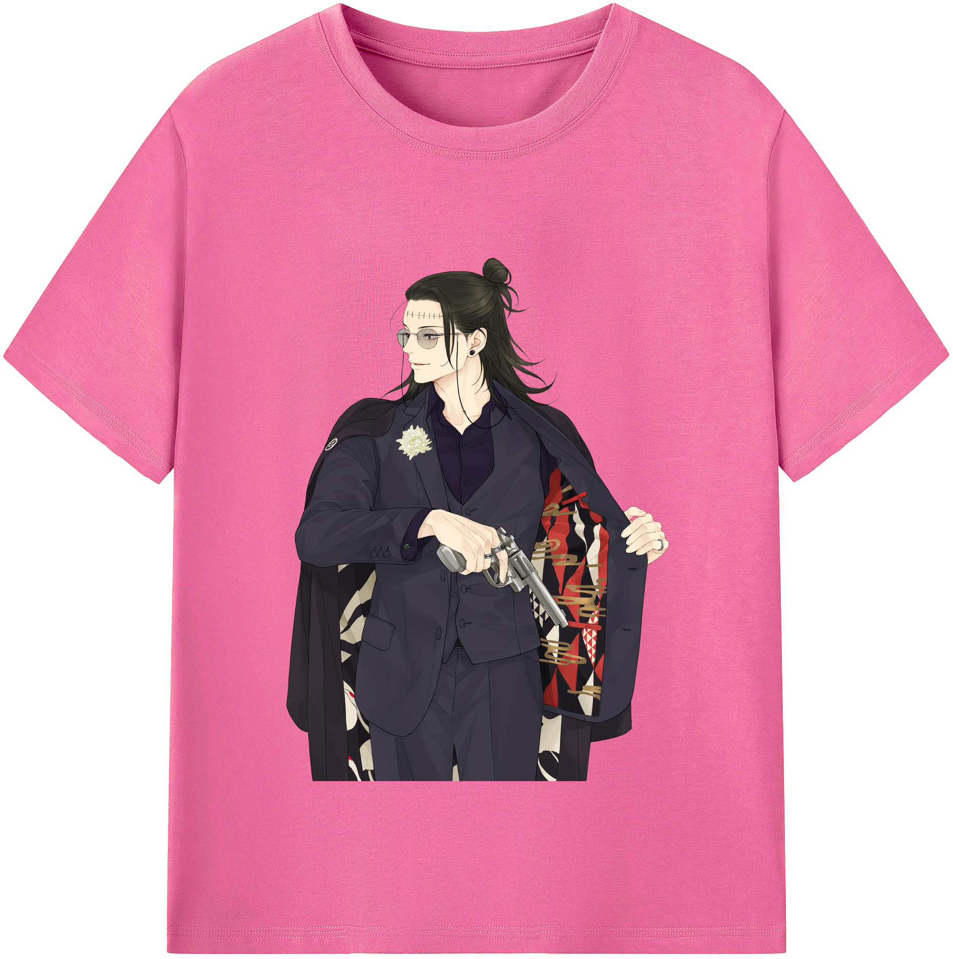 （画像用） 呪術廻戦 Jujutsu Kaisen レディースカジュアルプリントTシャツ（綿100％）